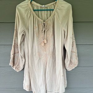 Johnny Was Peasant Blouse